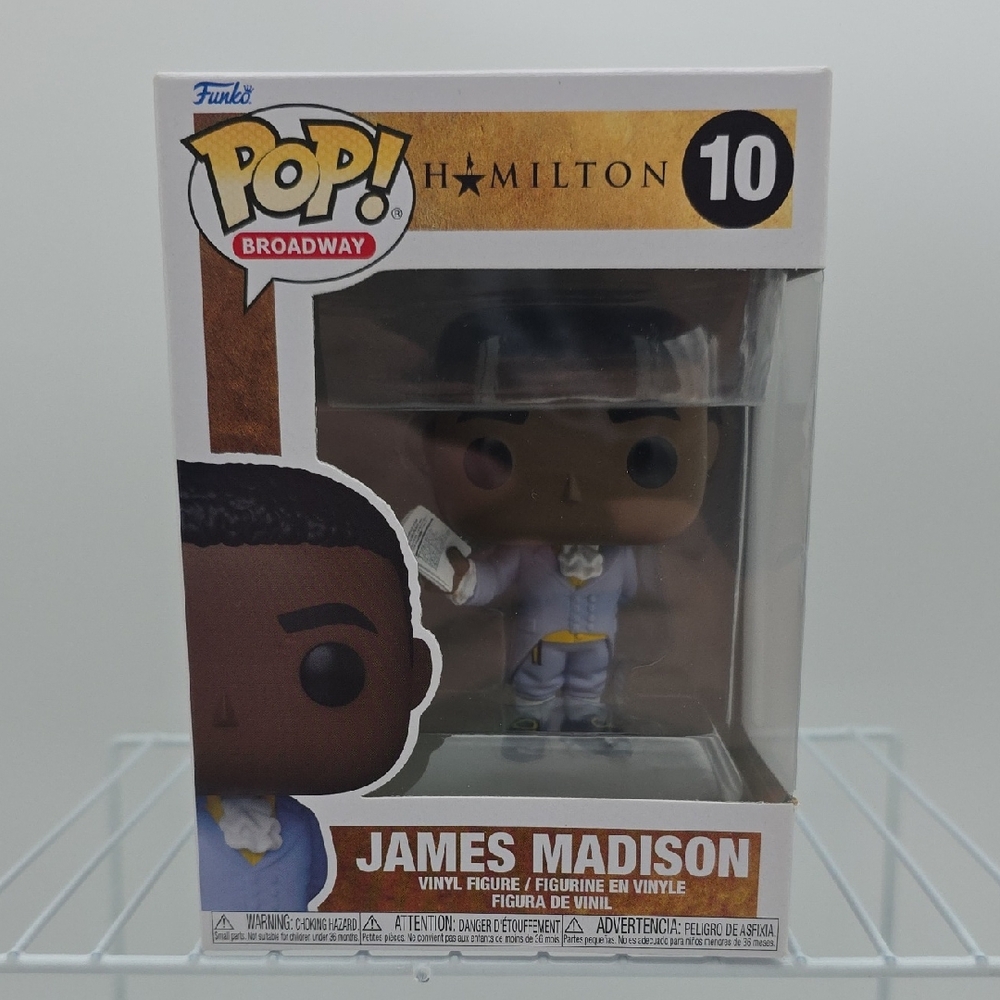 NIB Funko Pop! Broadway #10 Hamilton James Madison Vinyl Figure
